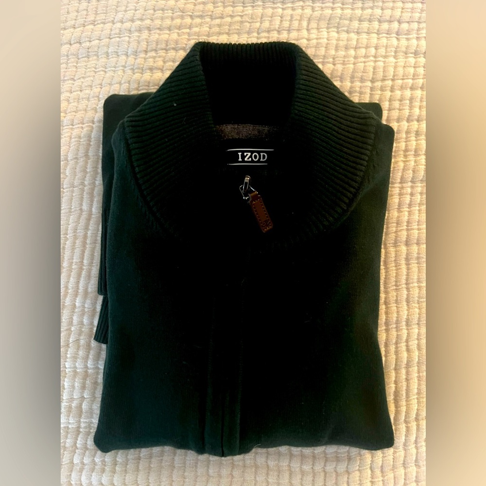 Izod XL Green Pull Over Sweater